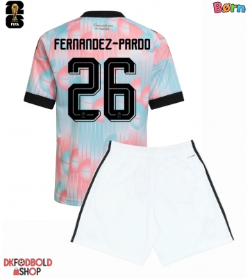 Belgien Matias Fernandez-Pardo #26 Udebanesæt Børn VM 2026 Kort ærmer (+ korte bukser)